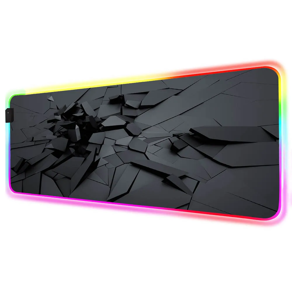 Black Diamond Pattern Laptop RGB Large Mouse Pad Mini Game Accessories LED MousePad XXL Desk Pad Rubber Pad with Backlight
Black Diamond Pattern Laptop RGB Large Mouse Pad Mini Game Accessories LED MousePad XXL Desk Pad Rubber Pad with Backlight