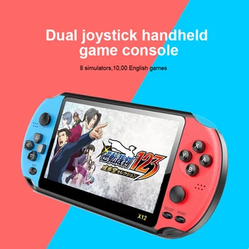 X12 5.1 Inch Large Screen Handheld Gamepad Video Player Game Consoles Built-in 2500mAh Battery 1000+ Games Joystick Gamepads
X12 5.1 Inch Large Screen Handheld Gamepad Video Player Game Consoles Built-in 2500mAh Battery 1000+ Games Joystick Gamepads