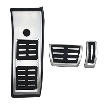 Car Styling Gas Brake Pedal Cover Treadle Footrest Non-Slip Accelerator Overlay Accessories For Audi Q5 SQ5 FY 2018 2019 LHD