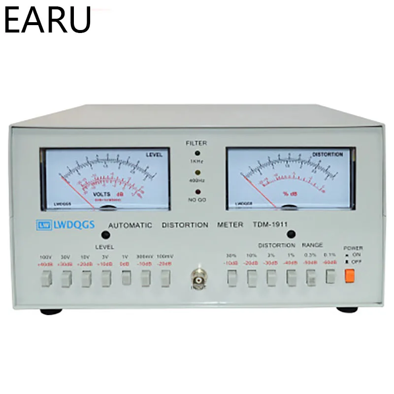 TDM-1911 автоматический измеритель искажения 0.01%-30% анализатор аудиосигнала |