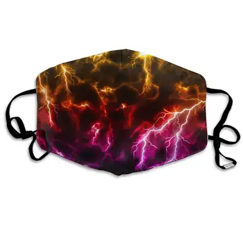 Colorful Electric Lightning Reusable Anti-Dust Earloop Face Masks for Boys Girls Washable Cycling Nose Cover - Adjustable
Colorful Electric Lightning Reusable Anti-Dust Earloop Face Masks for Boys Girls Washable Cycling Nose Cover - Adjustable