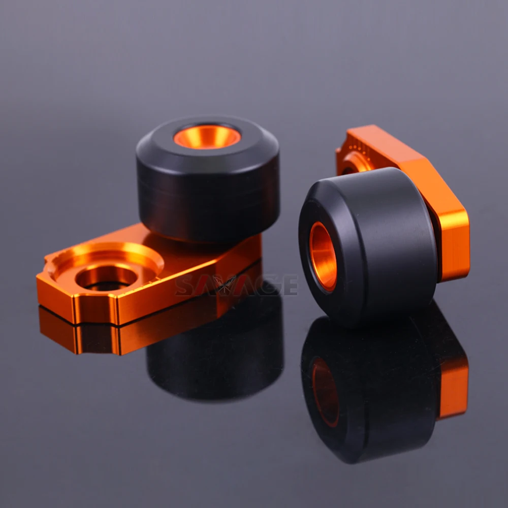 S Chain adjuster Swingarm Slider Rear Wheel Protector (4)