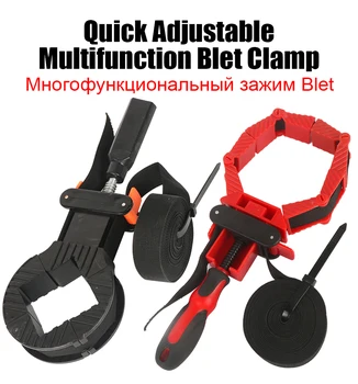 Multifunction Belt Clamping Tools Woodworking Quick Adjustable Band Clamp Polygonal Clip 90 Degres 4M Pure Nylon Strap Clip
Multifunction Belt Clamping Tools Woodworking Quick Adjustable Band Clamp Polygonal Clip 90 Degres 4M Pure Nylon Strap Clip