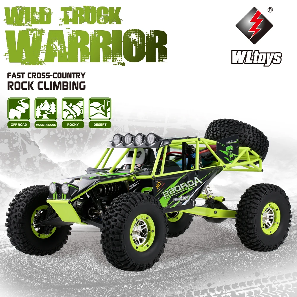 1/10 2.4G 4WD Wltoys RC Car Remote Control Car 30km/h High Speed RC Off Road Car RC Rock Crawler Cross-country RC Truck
1/10 2.4G 4WD Wltoys RC Car Remote Control Car 30km/h High Speed RC Off Road Car RC Rock Crawler Cross-country RC Truck