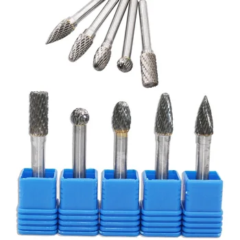 JUSTINLAU 5Pcs 6x8mm Tungsten Carbide Burrs Carving Bit Double Cutter for Rotary Burring Set File Grinder Cutter Bits
JUSTINLAU 5Pcs 6x8mm Tungsten Carbide Burrs Carving Bit Double Cutter for Rotary Burring Set File Grinder Cutter Bits