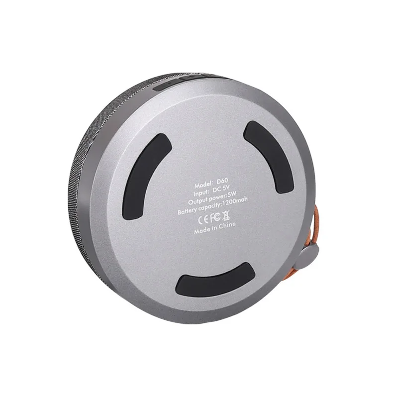 D60 Wireless Mini Bluetooth Speaker Cloth Fashion Subwoofer Bluetooth Support 3D Stereo Music Surround Speaker for Cell Phone-2