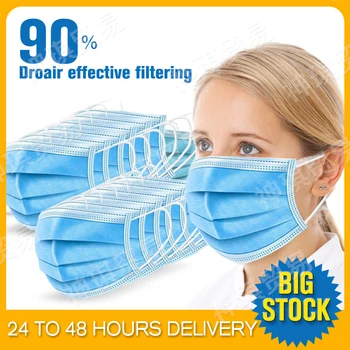 100PCS High Quality Mask Earloop Face Mouth Masks Three-layer Protective filter Mask 50pcs mascarillas respirator
100PCS High Quality Mask Earloop Face Mouth Masks Three-layer Protective filter Mask 50pcs mascarillas respirator