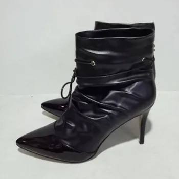 Women's boots, ankle boots, 11 cm high heel boots, banquet boots, elegant fashion boots, SHOFOO shoes. SIZE: 34-45
Women's boots, ankle boots, 11 cm high heel boots, banquet boots, elegant fashion boots, SHOFOO shoes. SIZE: 34-45