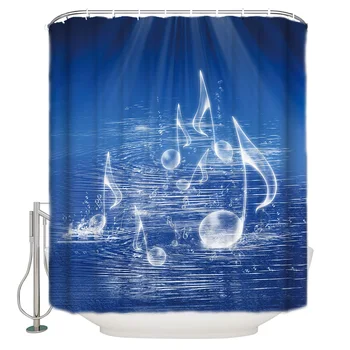 Blue Music Symbol Shower Curtain Waterproof Bathroom Curtain Polyester Bath Curtain Home Decor 12 Hooks
Blue Music Symbol Shower Curtain Waterproof Bathroom Curtain Polyester Bath Curtain Home Decor 12 Hooks