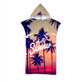Custom Quick Dry Beach Towel Summer Beach Palm Trees Hooded Cloak Bathrobe Towel for Teens Adult 140x75cm
Custom Quick Dry Beach Towel Summer Beach Palm Trees Hooded Cloak Bathrobe Towel for Teens Adult 140x75cm