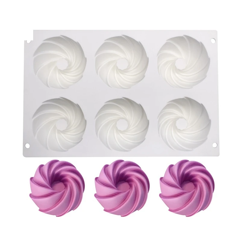 6 Holes Silicone Torus Passion Fruit Cake Mold Mousse For Baking Mousse Ice Cream Mould Chocolates Moule Pan Bakeware
6 Holes Silicone Torus Passion Fruit Cake Mold Mousse For Baking Mousse Ice Cream Mould Chocolates Moule Pan Bakeware