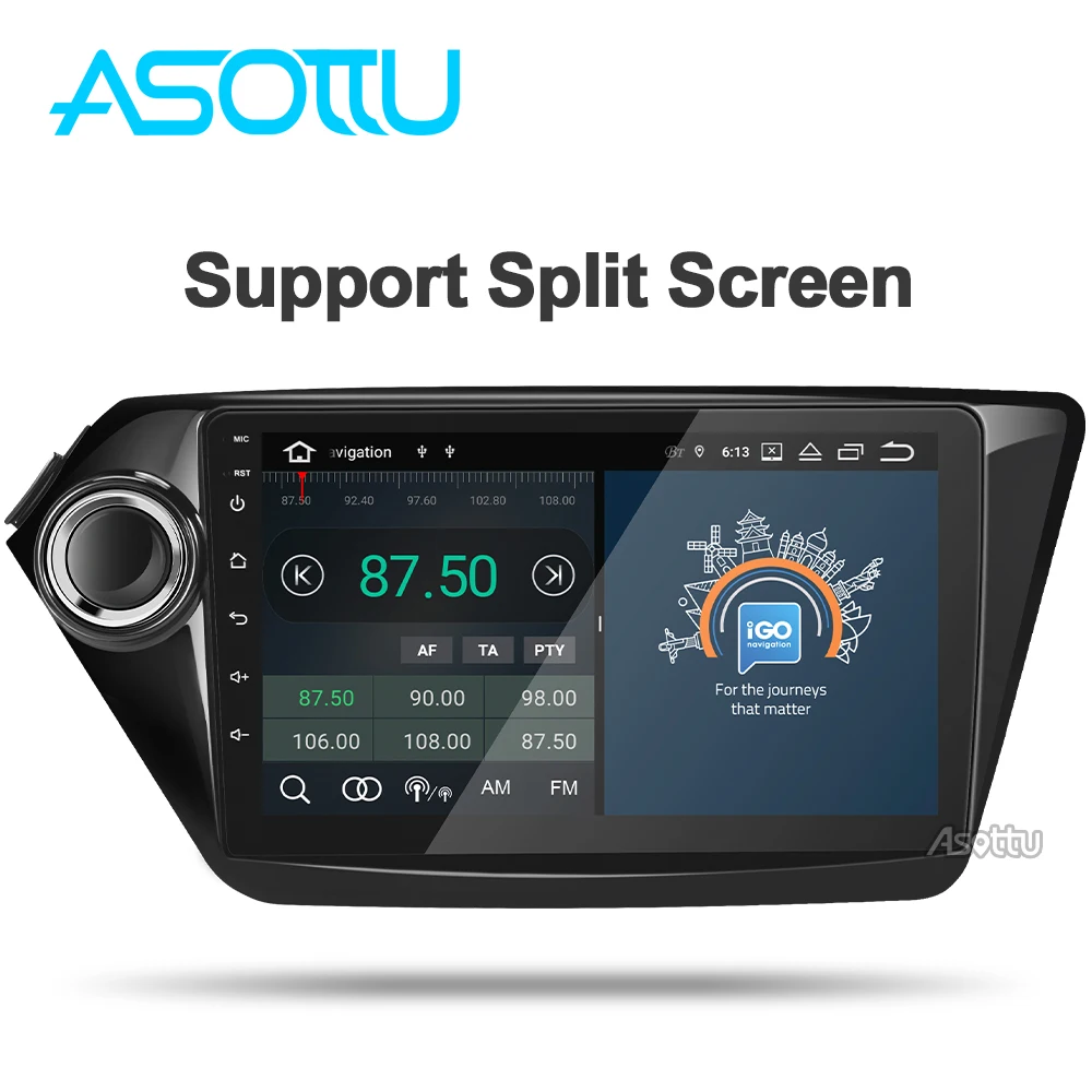 Asottu KI301 PX30 android 9.0 car radio multimeida player for Kia k2 RIO 2010 2011 2012 2013 2014 2015 car radio dvd gps
Asottu KI301 PX30 android 9.0 car radio multimeida player for Kia k2 RIO 2010 2011 2012 2013 2014 2015 car radio dvd gps