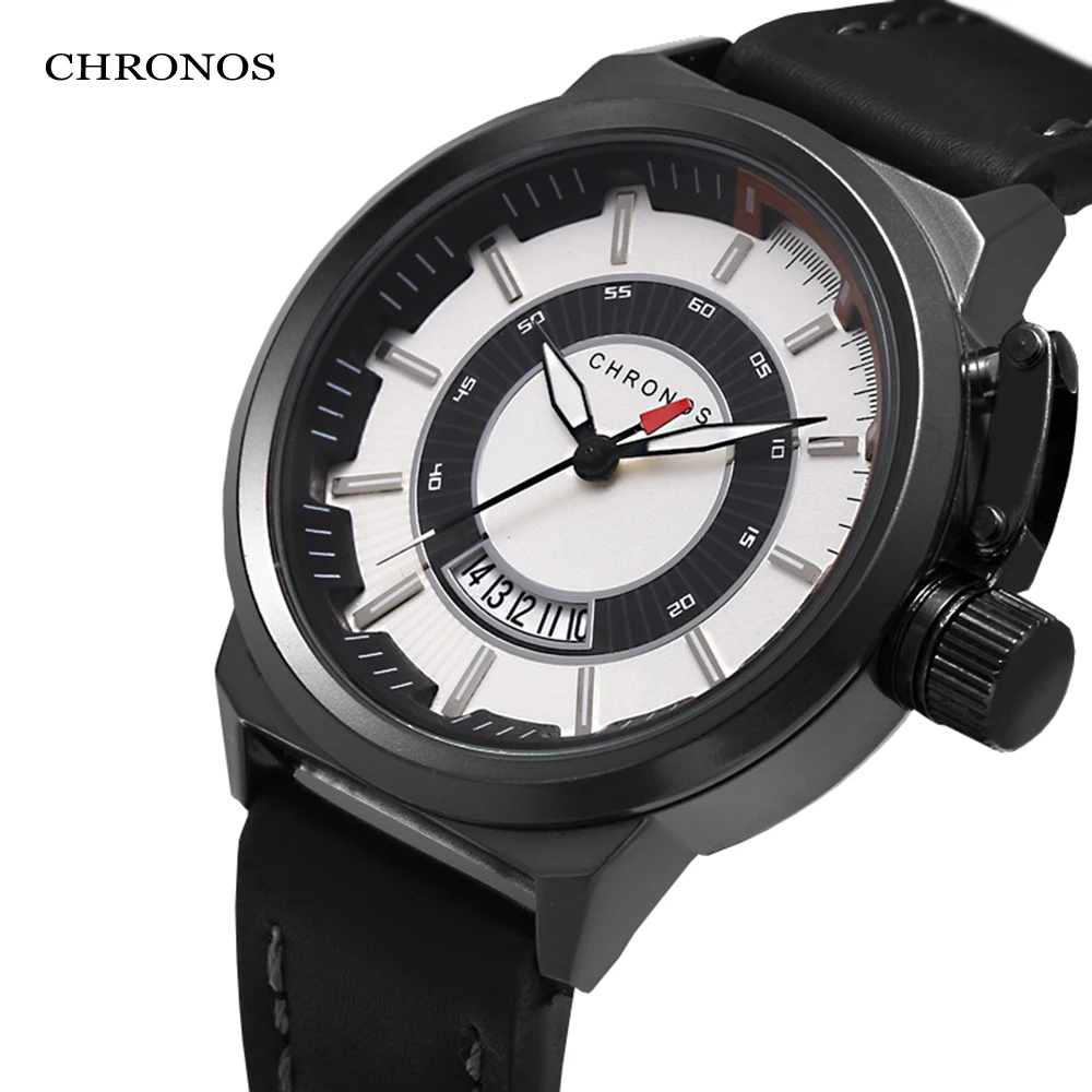CHRONOS Men's Watch Three-layer dial Leather Buckle Belt WaterProof and Shock Resistant Classical Male Wristwatch CH21
CHRONOS Men's Watch Three-layer dial Leather Buckle Belt WaterProof and Shock Resistant Classical Male Wristwatch CH21