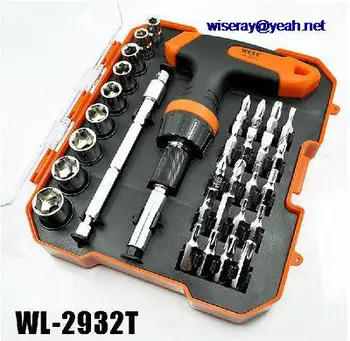DHL/EMS 5 SETS 32-in-1 set Ratchet screwdriver Hex socket screwdriver disassemble repair tools-A7
DHL/EMS 5 SETS 32-in-1 set Ratchet screwdriver Hex socket screwdriver disassemble repair tools-A7