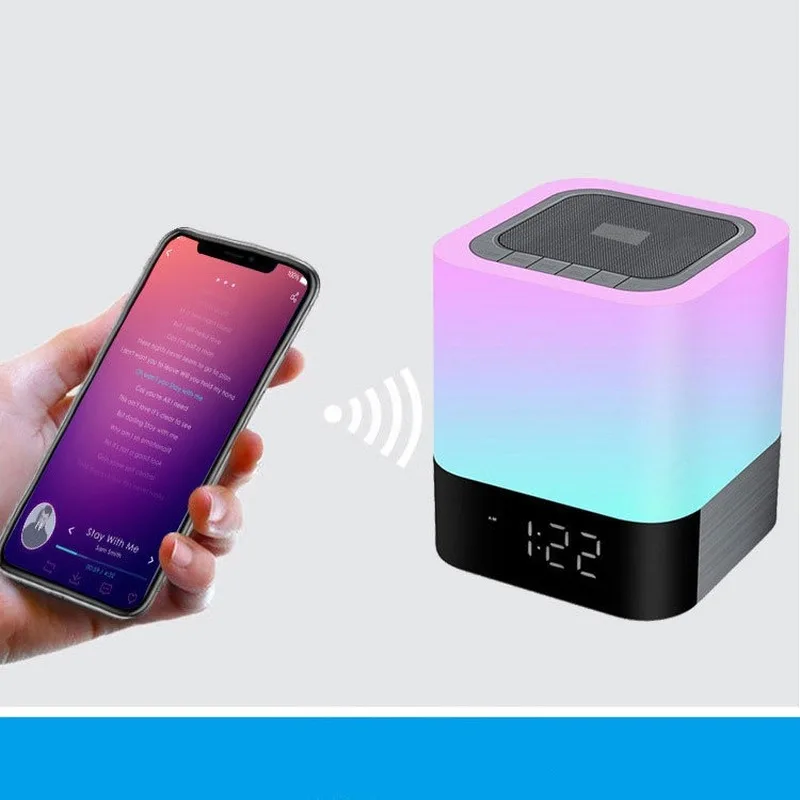 SEMVIS LED Wireless Speaker Colorful Touch Beat Light Bluetooth Speaker Wireless Portable Card Gift Audio Bluetooth Speaker
SEMVIS LED Wireless Speaker Colorful Touch Beat Light Bluetooth Speaker Wireless Portable Card Gift Audio Bluetooth Speaker