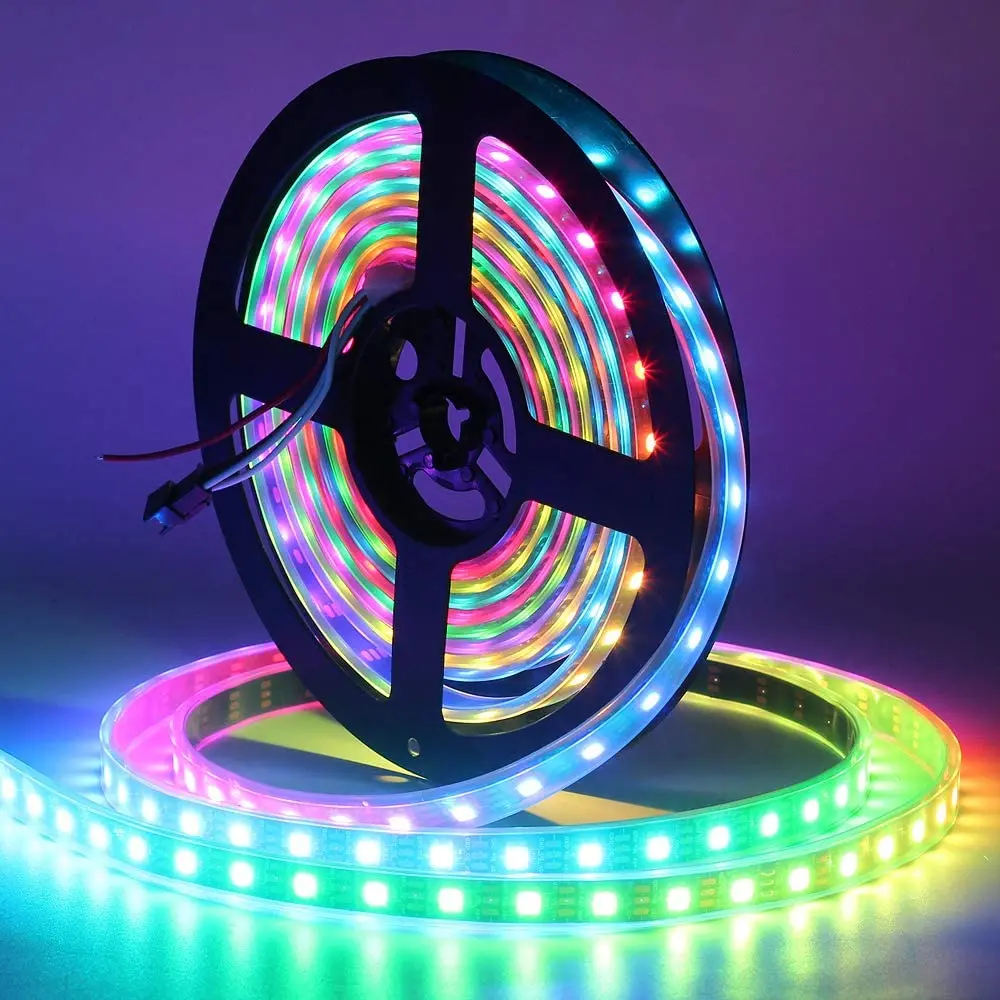 1m 2m 3m 4m 5m WS2812B WS2812 Led Strip,Individually Addressable Smart RGB Led Strip,Black/White PCB Waterproof IP30/65/67 DC5V
1m 2m 3m 4m 5m WS2812B WS2812 Led Strip,Individually Addressable Smart RGB Led Strip,Black/White PCB Waterproof IP30/65/67 DC5V