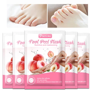 2Pair Putimi Peach Exfoliating Foot Mask Sock for Pedicure Sock for Feet Mask Peeling Foot Mask Skin Care Feet Dead Skin Removal
2Pair Putimi Peach Exfoliating Foot Mask Sock for Pedicure Sock for Feet Mask Peeling Foot Mask Skin Care Feet Dead Skin Removal