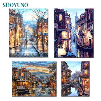 SDOYUNO Frame DIY Painting By Numbers Kits Venice Night Landscape Hand Painted Oil Paint By Numbers Unique Gift For Home Decor
SDOYUNO Frame DIY Painting By Numbers Kits Venice Night Landscape Hand Painted Oil Paint By Numbers Unique Gift For Home Decor