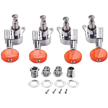 4 Pcs Guitar String Tuning Pegs 2R&2L Acoustic Guitar Tuning Peg Machine Heads for Ukulele Uke Parts
4 Pcs Guitar String Tuning Pegs 2R&2L Acoustic Guitar Tuning Peg Machine Heads for Ukulele Uke Parts