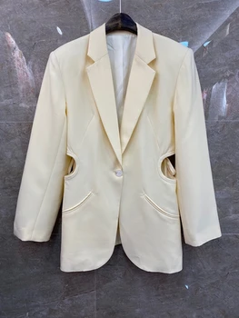 2020 Spring and Summer New Women Business Suit Collar Midriff Outfit Solid Color Long-Sleeved All-match Suit Cropped Jacket 608
2020 Spring and Summer New Women Business Suit Collar Midriff Outfit Solid Color Long-Sleeved All-match Suit Cropped Jacket 608