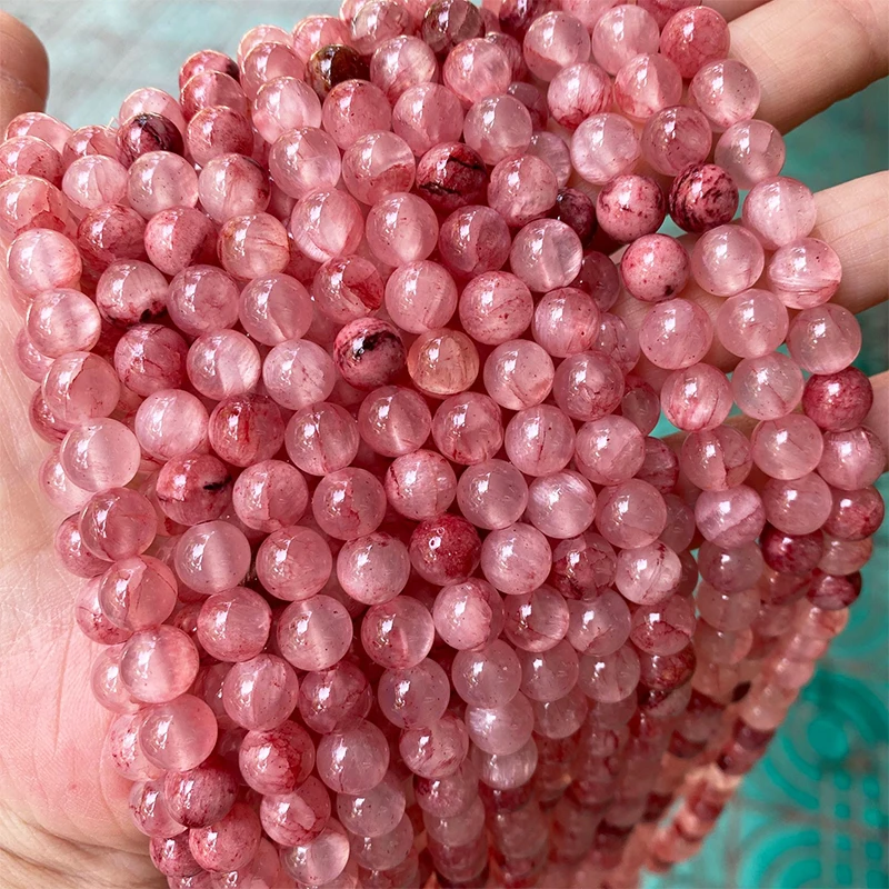 Natural Cherry Jades Stone Beads Round Loose Spacer Beads For Jewelry Making DIY Bracelets Necklace 15''Strand 4/6/8/10/12mm
Natural Cherry Jades Stone Beads Round Loose Spacer Beads For Jewelry Making DIY Bracelets Necklace 15''Strand 4/6/8/10/12mm