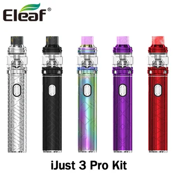 Original Eleaf iJust 3 Pro Kit with 75W iJust 3 Pro Battery and 6.5ml Ello Duro Tank Fit HW Coils Elctronic Cigarette Vape Vapor
Original Eleaf iJust 3 Pro Kit with 75W iJust 3 Pro Battery and 6.5ml Ello Duro Tank Fit HW Coils Elctronic Cigarette Vape Vapor