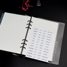Translucent White A5 Flipchart Divider Notepad Schedule Index Divider With Black Sticker (2Set+1 Sticker)
Translucent White A5 Flipchart Divider Notepad Schedule Index Divider With Black Sticker (2Set+1 Sticker)