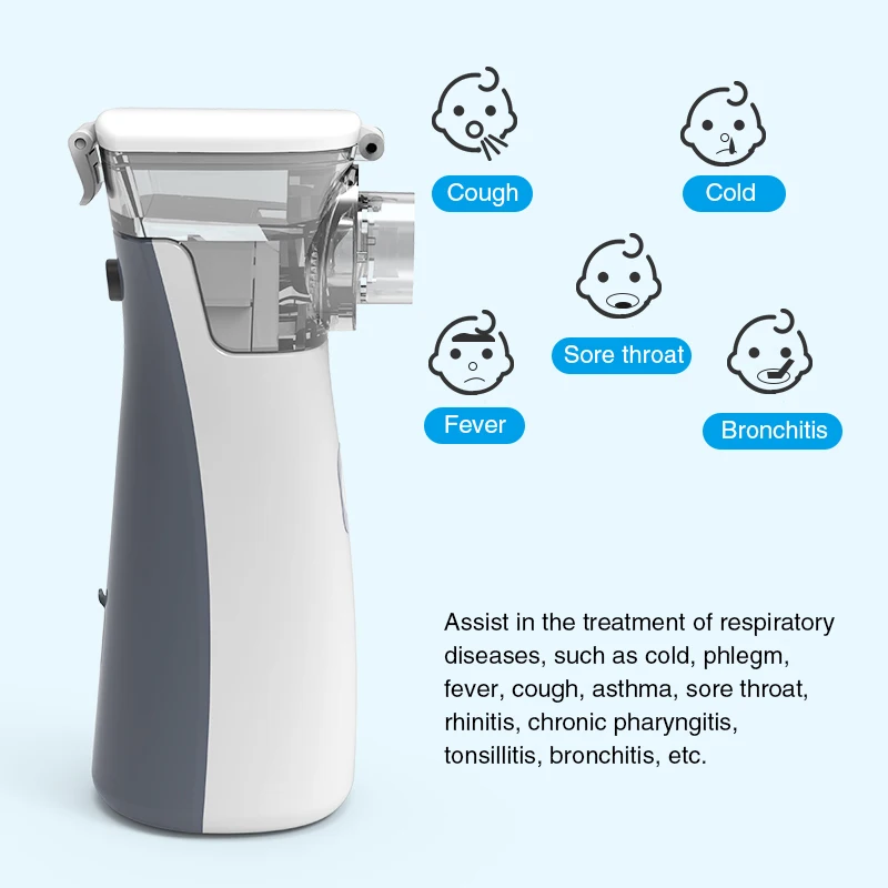 BOXYM Portable Nebulizer Mini Handheld Inhaler Nebulizer For Kids Adult Atomizer Nebulizador Medical Equipment Asthma
BOXYM Portable Nebulizer Mini Handheld Inhaler Nebulizer For Kids Adult Atomizer Nebulizador Medical Equipment Asthma
