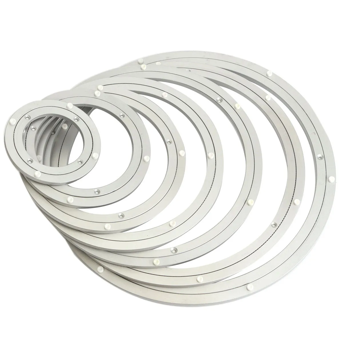 Heavy Aluminium Rotating Bearing Turntable Round Swivel-Plate Screwed or Fixed Surface Smooth Easy Setup Turn Table
Heavy Aluminium Rotating Bearing Turntable Round Swivel-Plate Screwed or Fixed Surface Smooth Easy Setup Turn Table