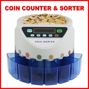 Auto Electronic Money Coin Cash Currency Counter Counting Sorter Machine GBP UK
Auto Electronic Money Coin Cash Currency Counter Counting Sorter Machine GBP UK