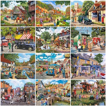 HUACAN Full Square Diamond Embroidery Town Pictures Of Rhinestones Diamond Painting Landscape Mosaic Street Home Decor
HUACAN Full Square Diamond Embroidery Town Pictures Of Rhinestones Diamond Painting Landscape Mosaic Street Home Decor