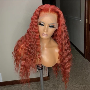 Deep Wave Ombre Colored Lace Front Human Hair Wigs Orange Wig 99j Burgundy Lace Front Wigs for Black Women Remy
Deep Wave Ombre Colored Lace Front Human Hair Wigs Orange Wig 99j Burgundy Lace Front Wigs for Black Women Remy