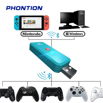 Coov N100 PLUS Gamepad Bluetooth Converter for PS4 /Xbox Wireless Controller Adapter for Nintendo Xbox One Switch
Coov N100 PLUS Gamepad Bluetooth Converter for PS4 /Xbox Wireless Controller Adapter for Nintendo Xbox One Switch