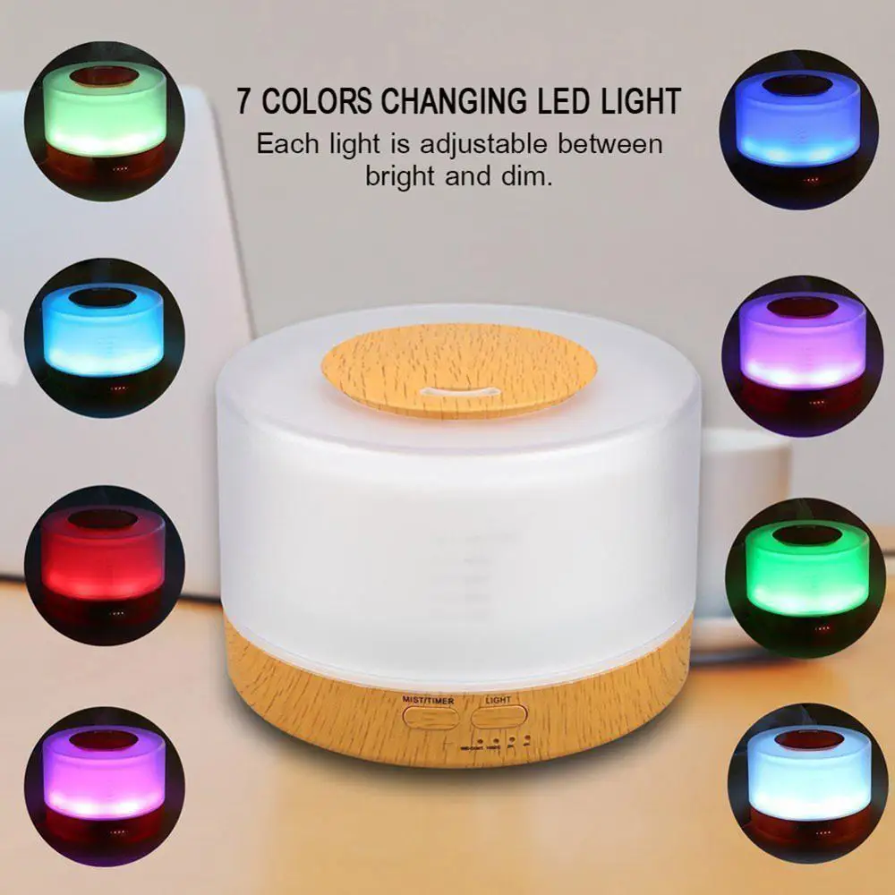 Air humidifier essential oil diffuser 500ML ultrasonic cold mist generator air purifier remote control aroma diffuser
Air humidifier essential oil diffuser 500ML ultrasonic cold mist generator air purifier remote control aroma diffuser