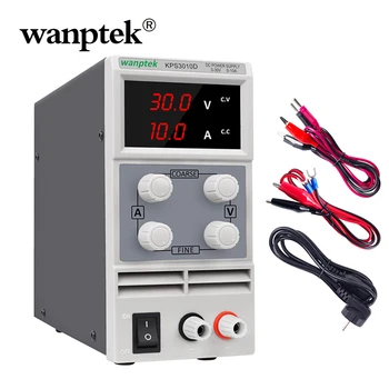 Wanptek 3/4 digits bench LAb Precision Adjustable Power Supply DC 30V10A 120V 3A Support AC 110V-230V k3010d current stabilizer
Wanptek 3/4 digits bench LAb Precision Adjustable Power Supply DC 30V10A 120V 3A Support AC 110V-230V k3010d current stabilizer