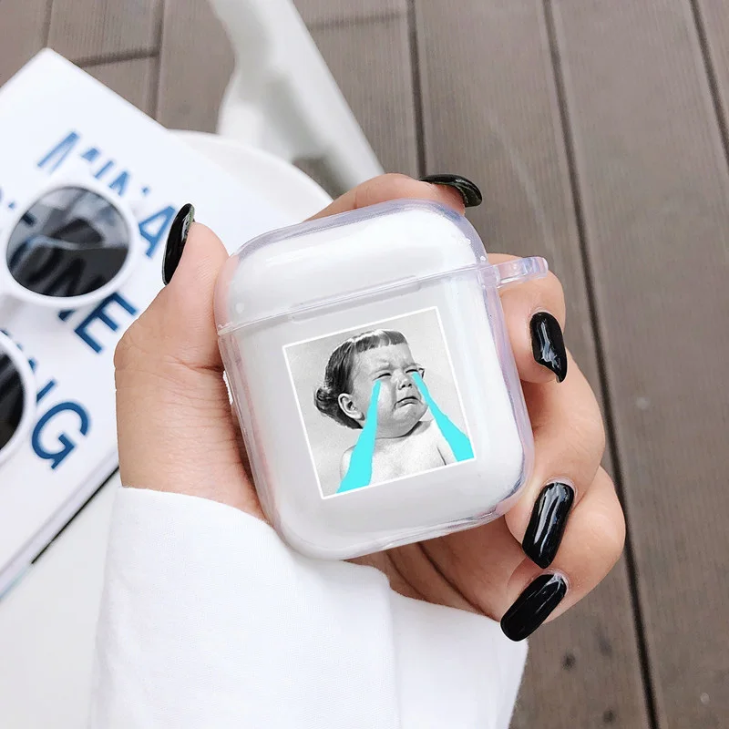 Funny Kids Hard Cute Bluetooth Headphone Case For Apple airpods Case PC Protective Cover Transparent Hot AirPods Case For Phone
Funny Kids Hard Cute Bluetooth Headphone Case For Apple airpods Case PC Protective Cover Transparent Hot AirPods Case For Phone