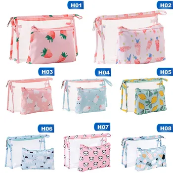 2 PC/Set Cartoon Printed Cosmetic Box PVC Waterproof Cosmetic Box Travel Portable Toiletry Makeup Tool Brush Holder Bag Dropship
2 PC/Set Cartoon Printed Cosmetic Box PVC Waterproof Cosmetic Box Travel Portable Toiletry Makeup Tool Brush Holder Bag Dropship