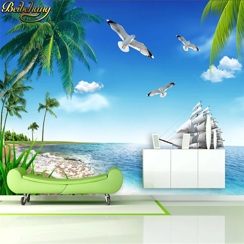 beibehang custom papel de parede 3d wallpaper Maldives seascape coconut tree sailing sofa living room tv background wall paper
beibehang custom papel de parede 3d wallpaper Maldives seascape coconut tree sailing sofa living room tv background wall paper