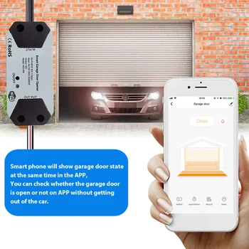 Auto Accessory Smart WIFI Garage Switch Remote Voice Control Timing Easy Install APP Controller School Factory Door Opener
Auto Accessory Smart WIFI Garage Switch Remote Voice Control Timing Easy Install APP Controller School Factory Door Opener