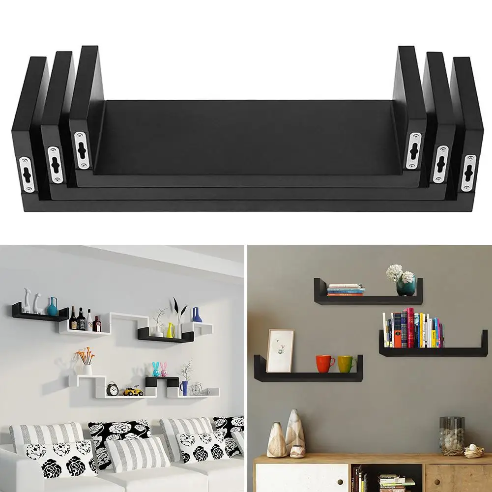 3pcs/set Floating Display Shelves Ledge Bookshelf Wall Mount Storage Home Wall Shelf Room Decor Organizer Black Book Holders
3pcs/set Floating Display Shelves Ledge Bookshelf Wall Mount Storage Home Wall Shelf Room Decor Organizer Black Book Holders