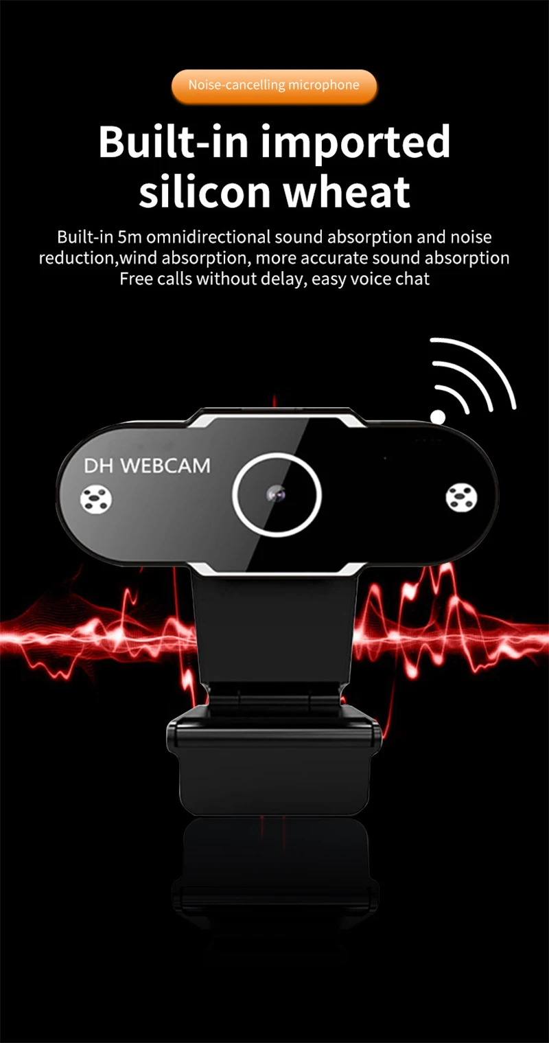 Full HD 1080P USB Web Camera 30FPS Built-in Microphone Multi-Compatible For Video Conferencing Recording And Streaming
Full HD 1080P USB Web Camera 30FPS Built-in Microphone Multi-Compatible For Video Conferencing Recording And Streaming