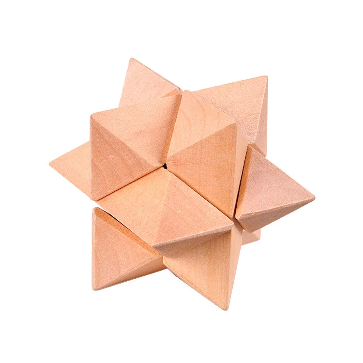 Wooden Adult Educational Toy Burr Puzzle Luban Lock Color Octagonal Ball Jupiter
Wooden Adult Educational Toy Burr Puzzle Luban Lock Color Octagonal Ball Jupiter