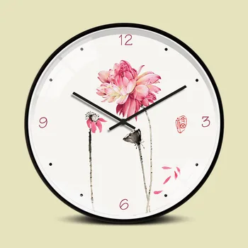 New Chinese Lotus Living Room Dining Room Decoration Wall Clock Chinese Style Household Mute the Sun Movement Art Clocks
New Chinese Lotus Living Room Dining Room Decoration Wall Clock Chinese Style Household Mute the Sun Movement Art Clocks