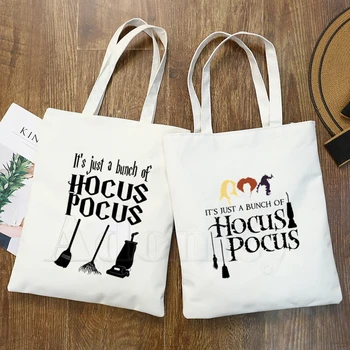Houcus Pocus Fashion Canvas Bag Women Girls Simple Large Capacity Storage Handbag Shoulder Bag Tote Reusable Student Bookbag
Houcus Pocus Fashion Canvas Bag Women Girls Simple Large Capacity Storage Handbag Shoulder Bag Tote Reusable Student Bookbag