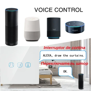 WiFi smart Curtain Switch work with Google assistant Amazon Alexa for Roller Shutter door Drapes Blind shades Motor tuya app
WiFi smart Curtain Switch work with Google assistant Amazon Alexa for Roller Shutter door Drapes Blind shades Motor tuya app