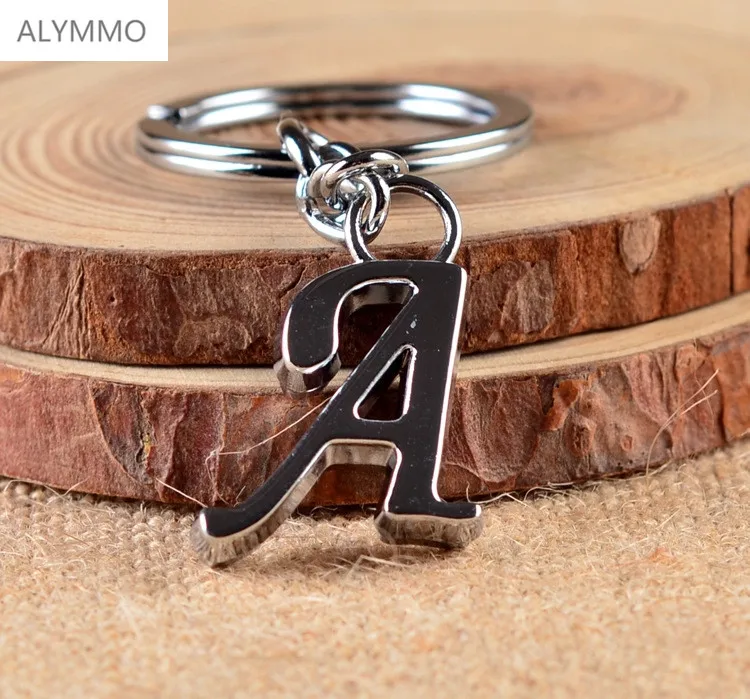 NEW Simple DIY 26 Letter key Chain Men Women Metal Keychain Party Gift Jewelry Car Key Ring Name Holder | Украшения и аксессуары
