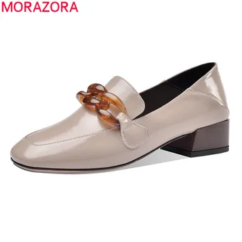 MORAZORA 2020 new arrival fashion office shoes genuine leather slip-on women shoes comfortable square heels casual shoes
MORAZORA 2020 new arrival fashion office shoes genuine leather slip-on women shoes comfortable square heels casual shoes