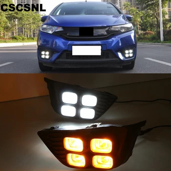 CSCSNL 1 set for Honda JAZZ Fit 2014 2015 2016 LED DRL with turn signal relay 12V Car daytime lights Fog lamp Accessories
CSCSNL 1 set for Honda JAZZ Fit 2014 2015 2016 LED DRL with turn signal relay 12V Car daytime lights Fog lamp Accessories