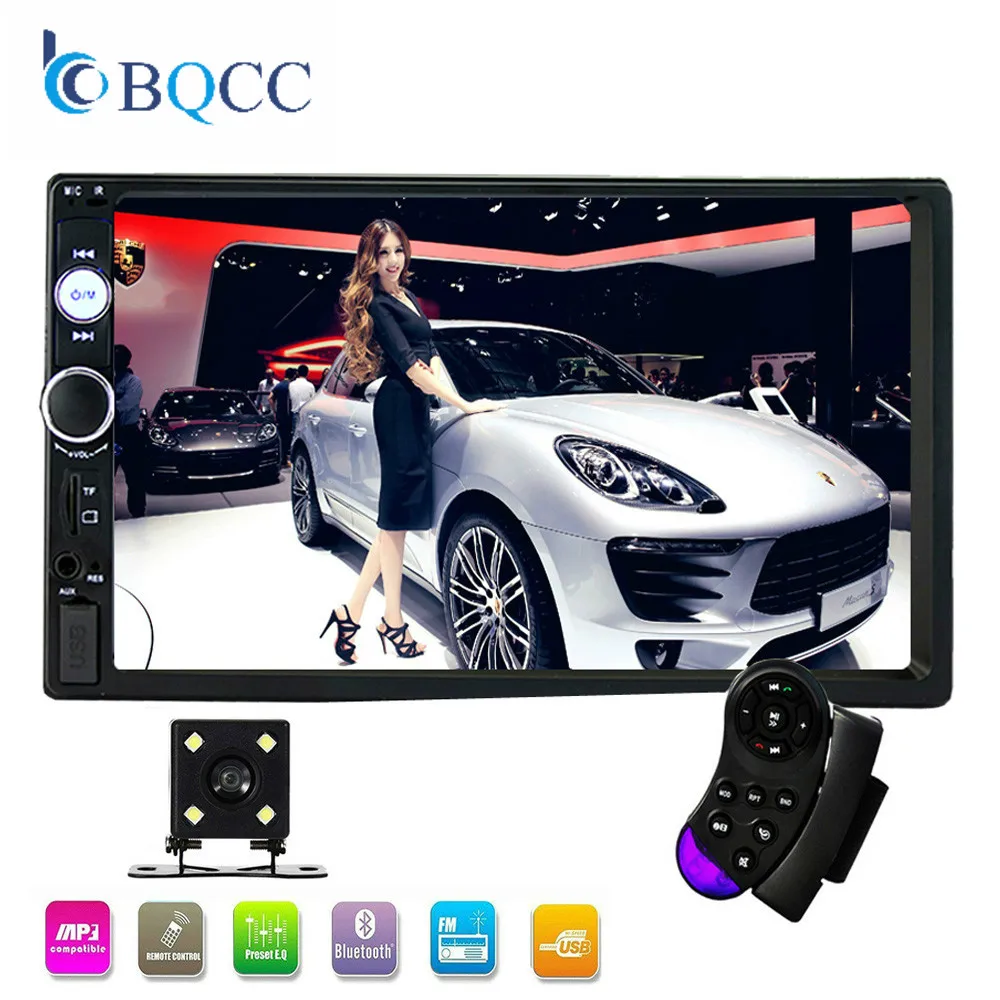 2 Din Car Radio Bluetooth Audio Multimedia Player 7" Digital Display MP5 USB SD FM 2din Stereo Autoradio Backup Monitor
2 Din Car Radio Bluetooth Audio Multimedia Player 7" Digital Display MP5 USB SD FM 2din Stereo Autoradio Backup Monitor