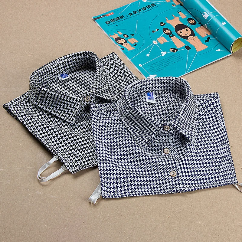 Women Fake Collars for Sweater Half Shirt False Collars Ladies Button Lapel Half Shirt Choker Necklace Tie Nep Kraagie
Women Fake Collars for Sweater Half Shirt False Collars Ladies Button Lapel Half Shirt Choker Necklace Tie Nep Kraagie